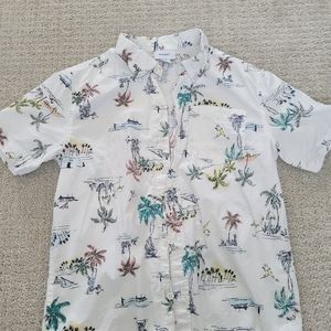 Old Navy Short Sleeve Shirt Hawaiian Beach Vacation Shirt